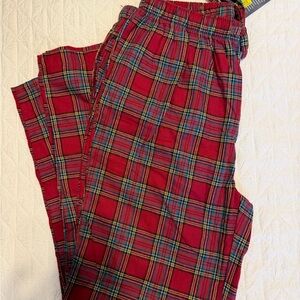 Red Plaid Lounge Pants